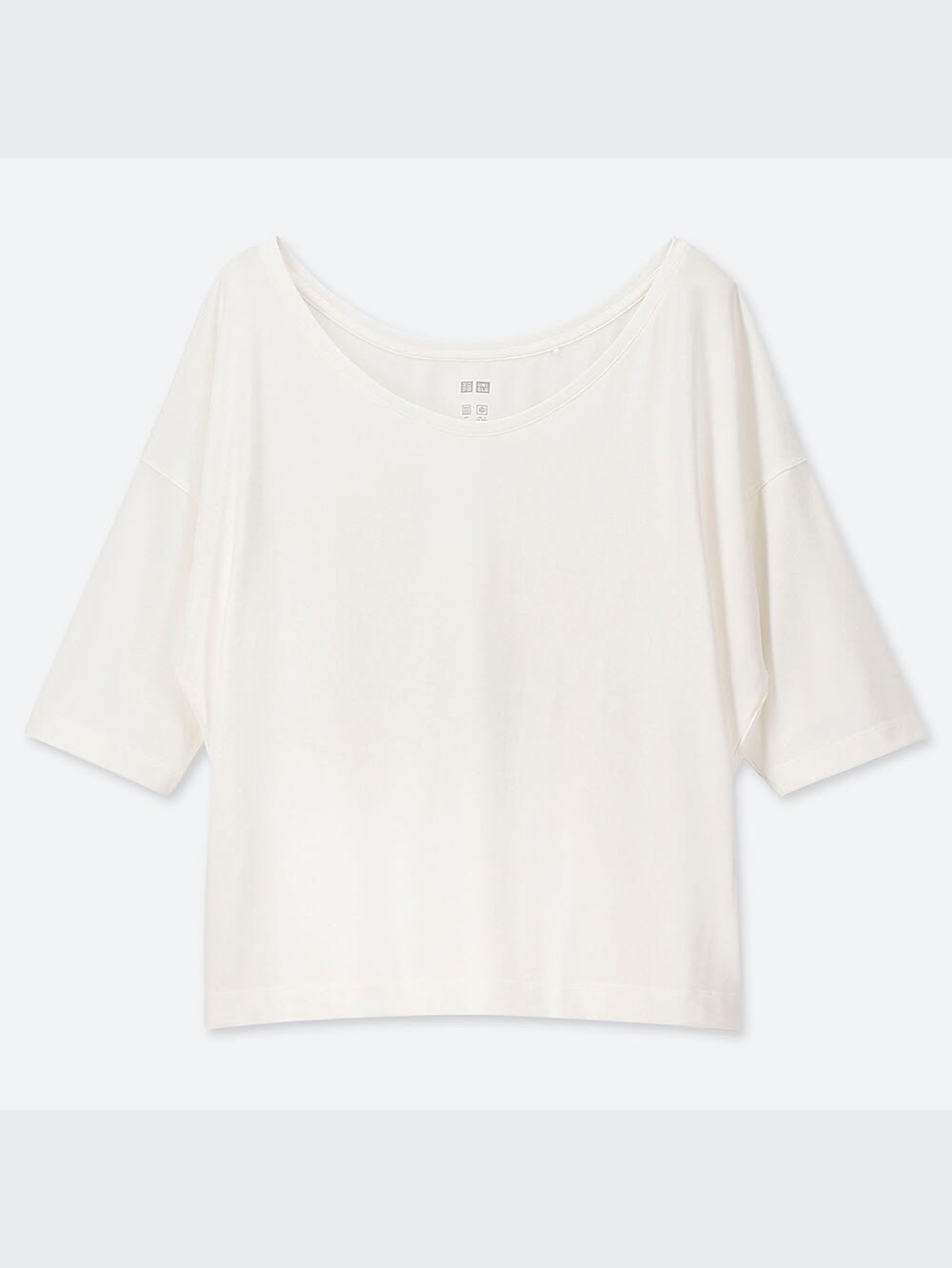 ユニクロ公式 | エアリズムボクシーT（7分袖）