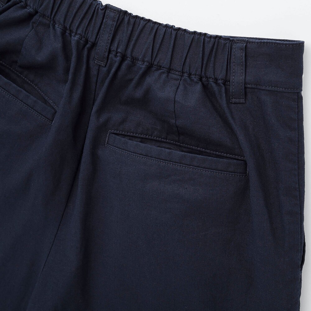 リネンコットンワイドクロップドパンツ Women ユニクロ