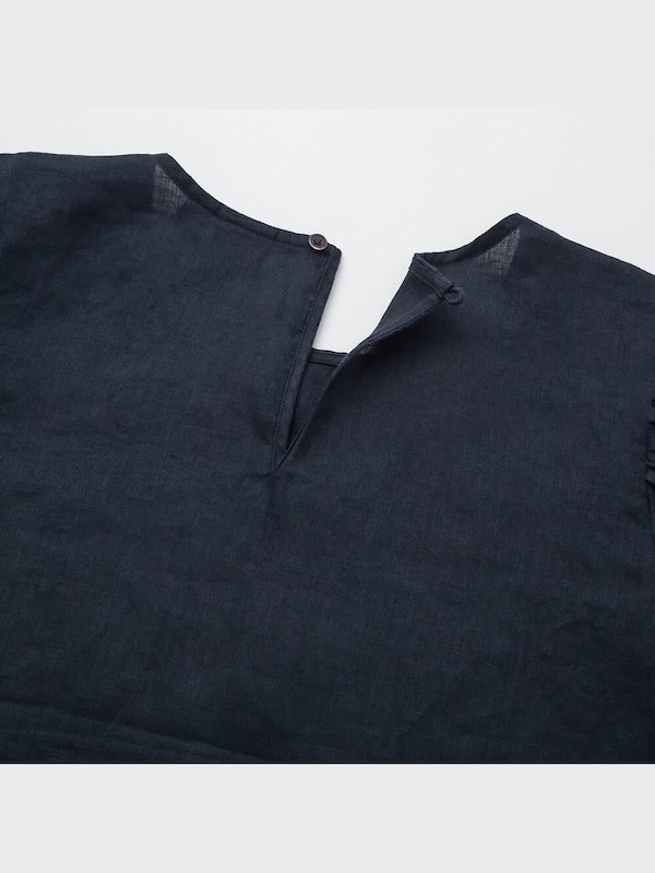 プレミアムリネンブラウス（長袖）