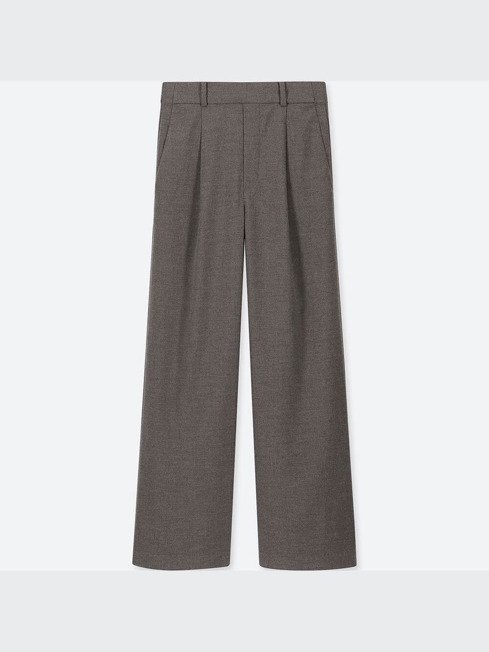 ぷわぁページ ユニクロ公式 | ハイウエストタックワイドパンツのレビュー