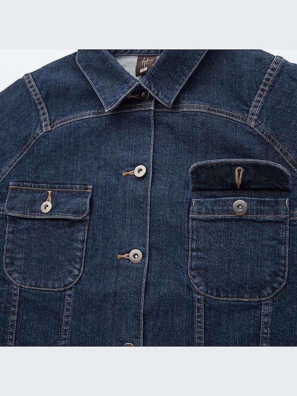 デニムオーバーサイズショートジャケット