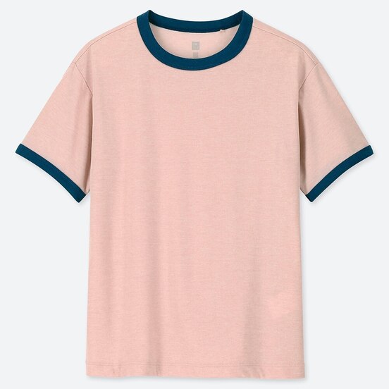 Kids ドライexクルーネックt リンガー 半袖 Kids ユニクロ