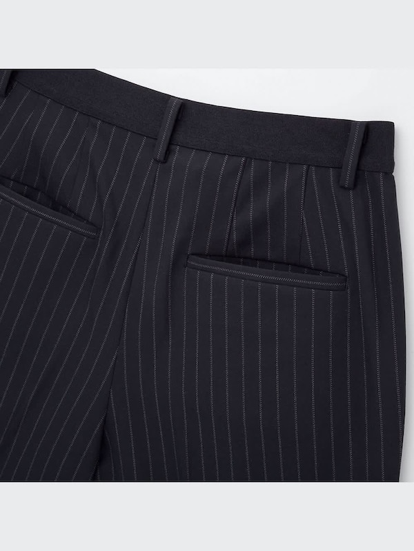 EZYアンクルパンツ（ストライプ・丈長め71～73cm）