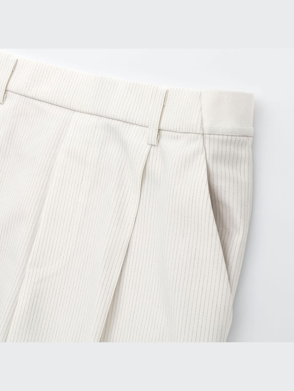 ユニクロ公式 | EZYタックアンクルパンツ（ストライプ・丈長め71cm）