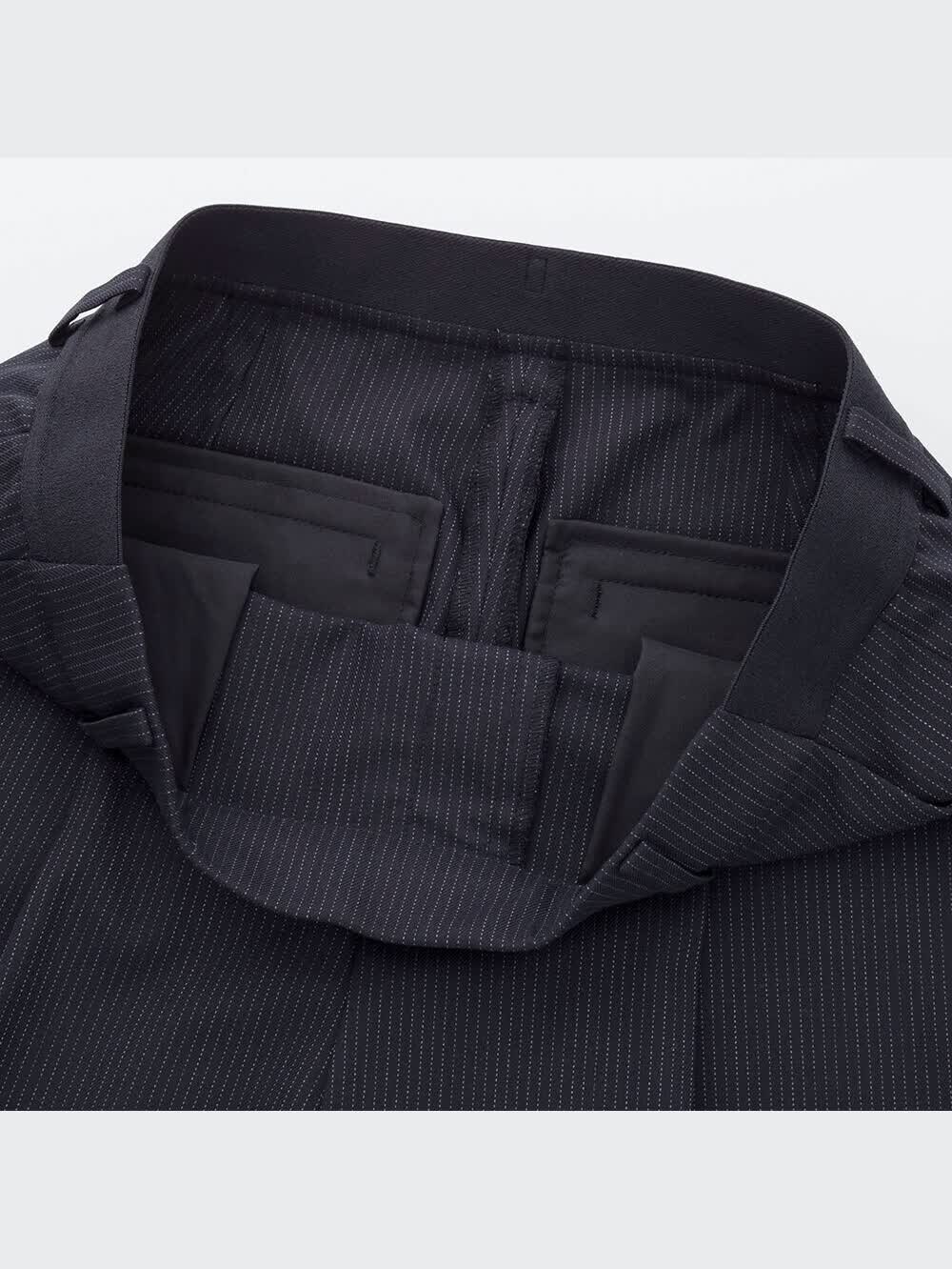 ユニクロ公式 | EZYタックアンクルパンツ（ストライプ・丈長め71cm）