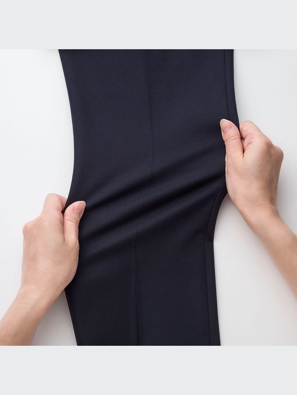 ＊メル30077ぺージ＊ ユニクロ公式 | イージーケアストレッチクロップドパンツ（丈長め65cm
