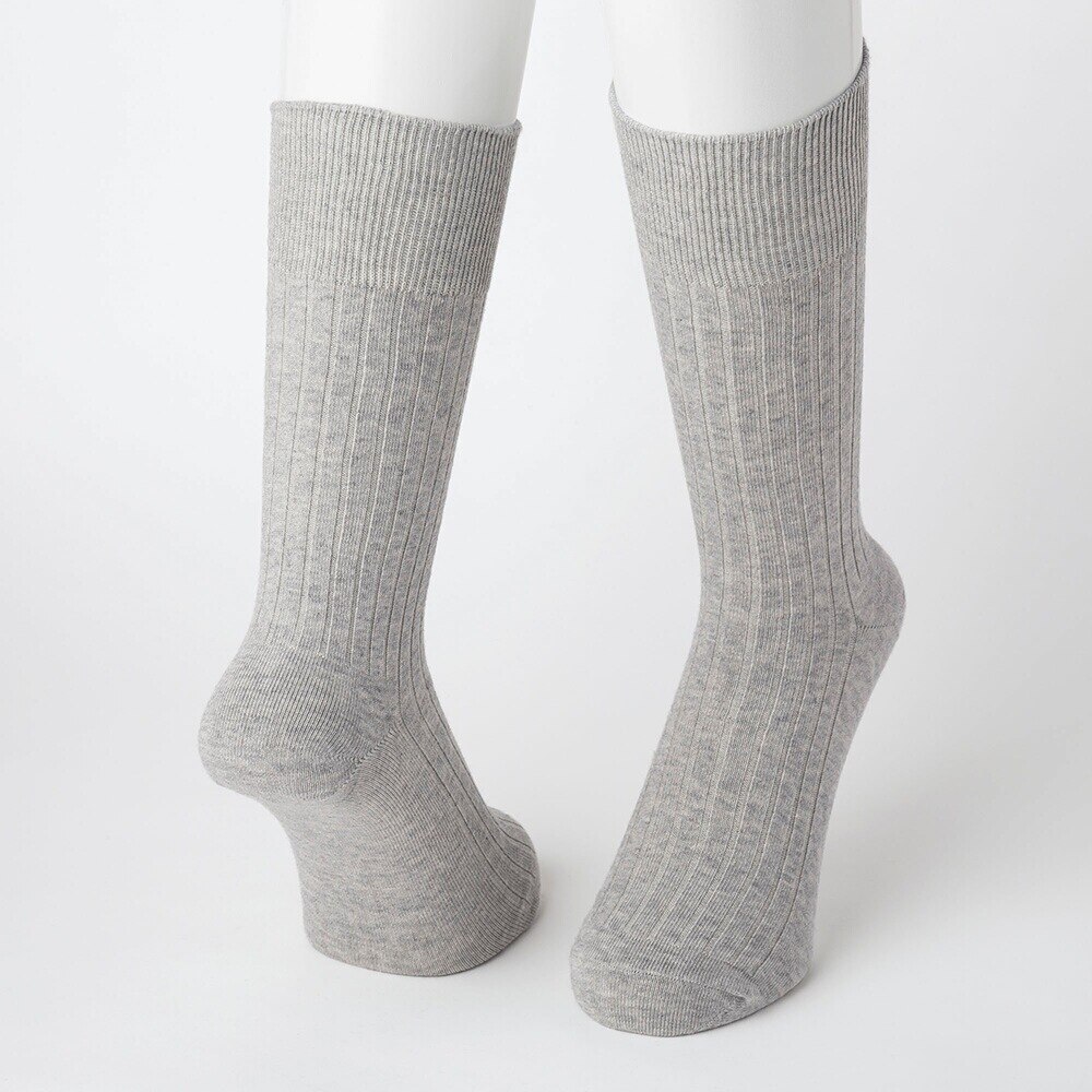 スーピマコットンワイドリブソックス Men ユニクロ