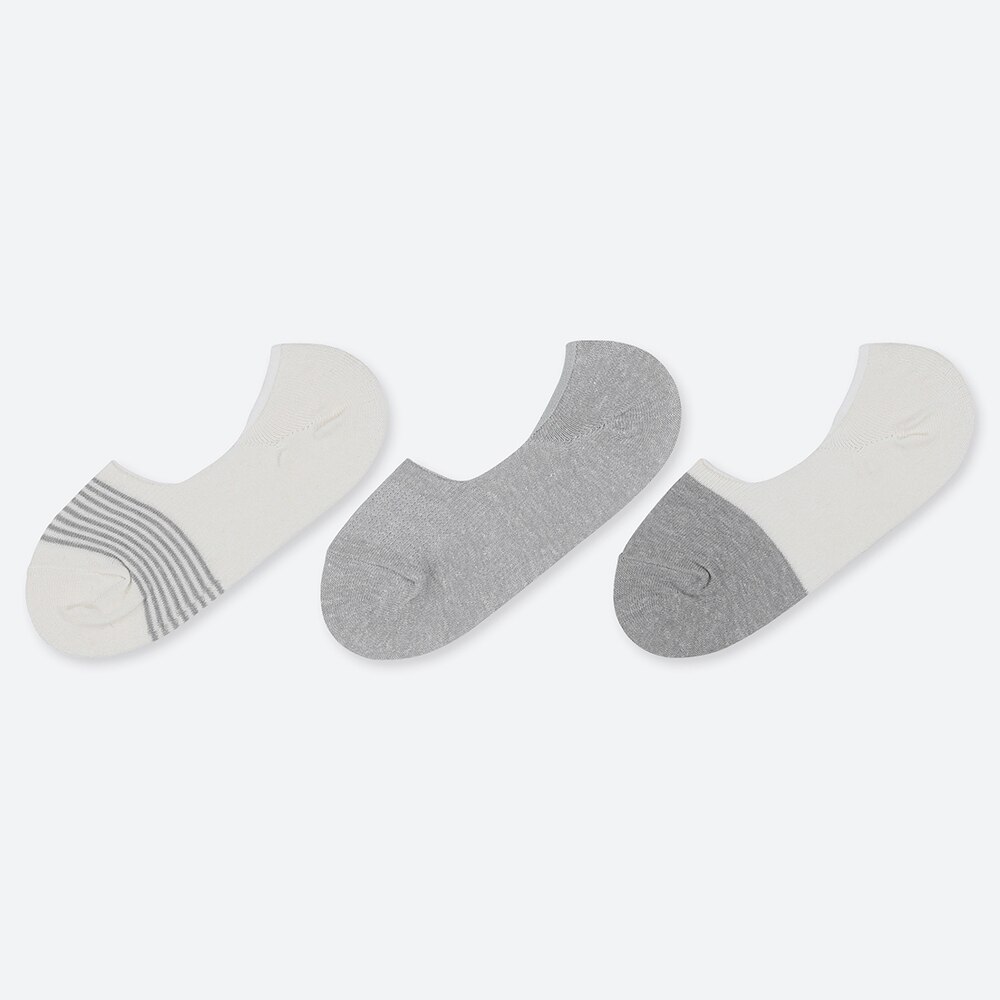 ベリーショートソックス ボーダー 3足組 Women ユニクロ