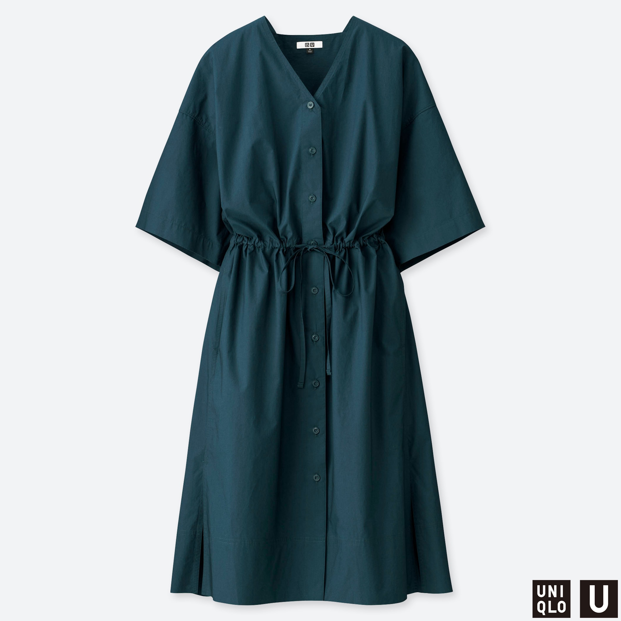 Uniqloのシャツワンピース 半袖 Stylehint
