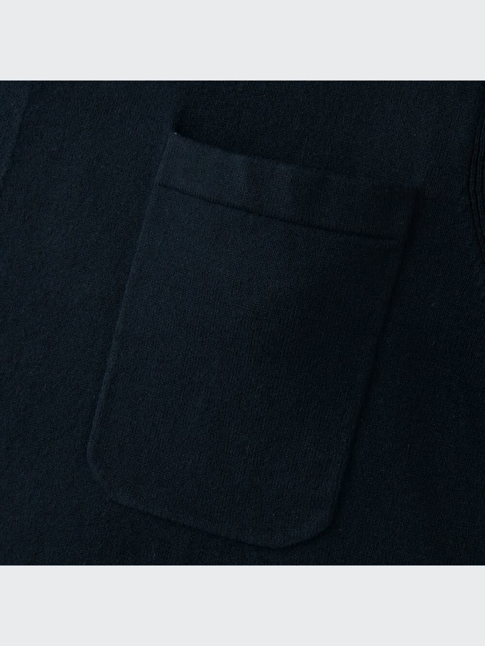 ユニクロ公式 | コットンカシミヤニットシャツ（長袖）(メンズ)