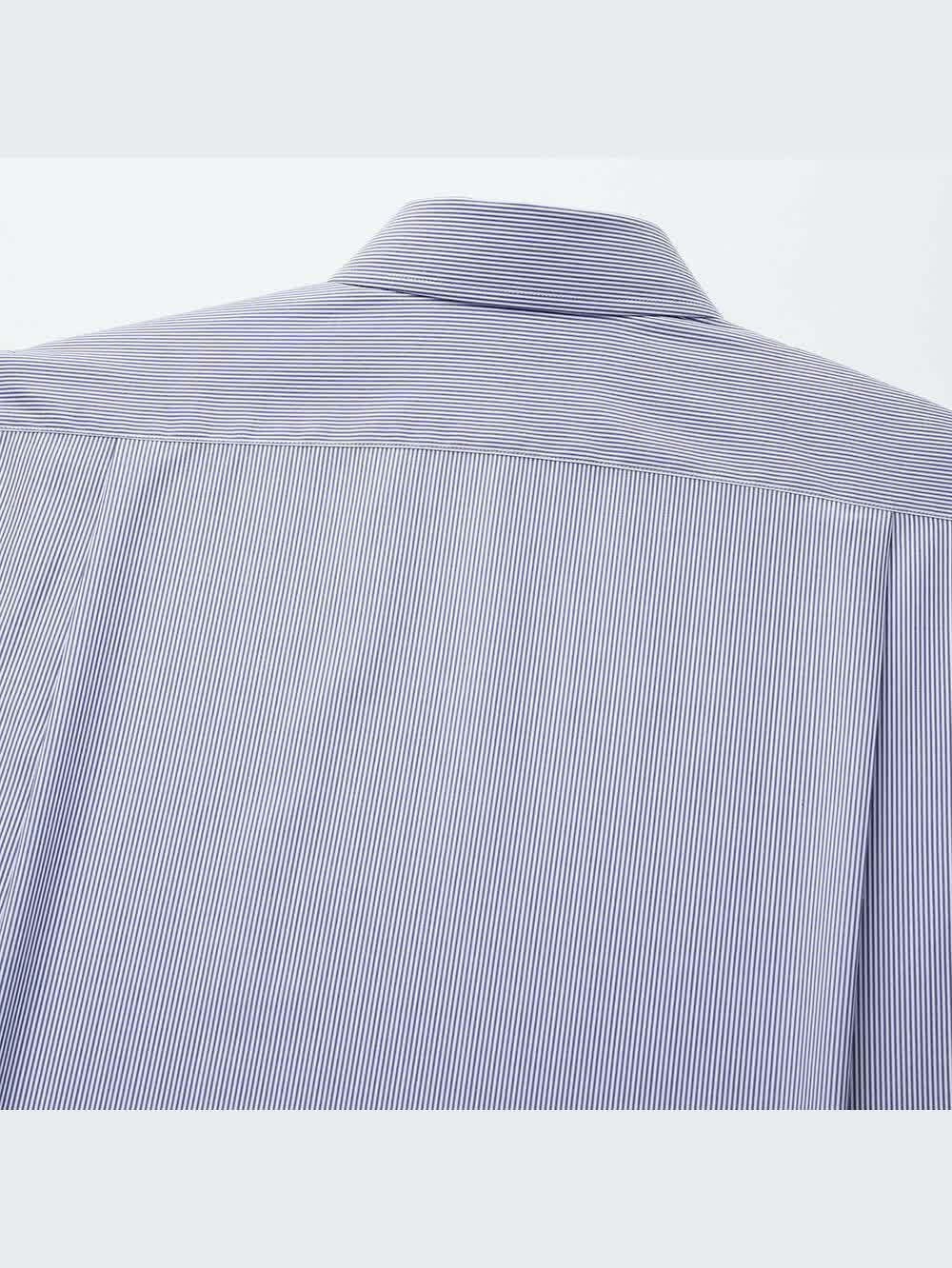 ユニクロ公式 | ファインクロスストライプシャツ（レギュラーカラー