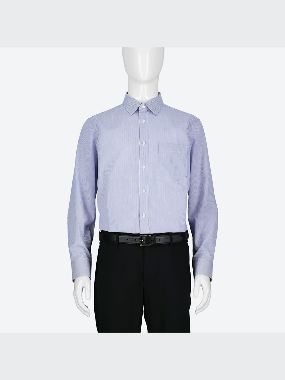 その他 flk040199 ユニクロ公式 | ファインクロスストライプシャツ（レギュラー