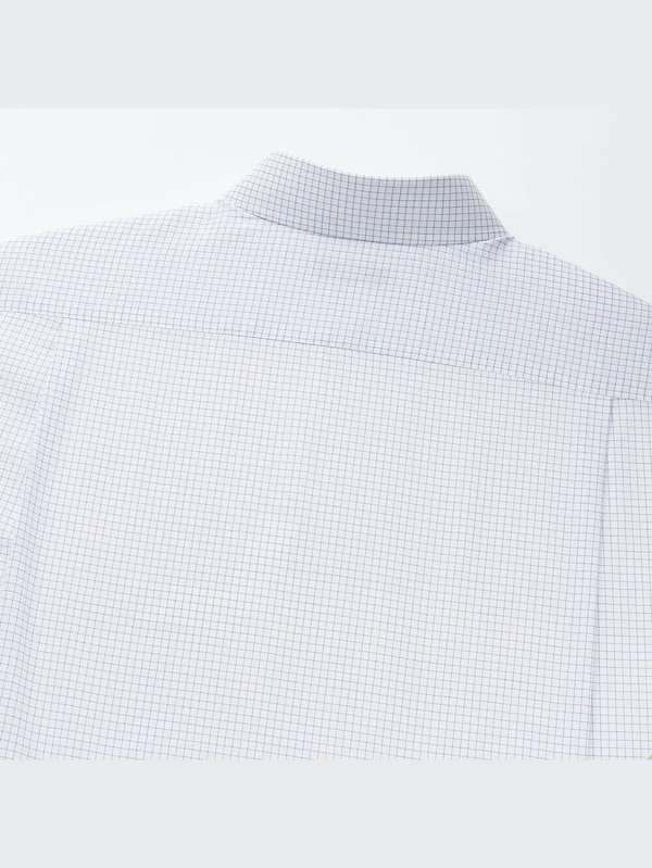 ファインクロスチェックシャツ（レギュラーカラー・長袖）