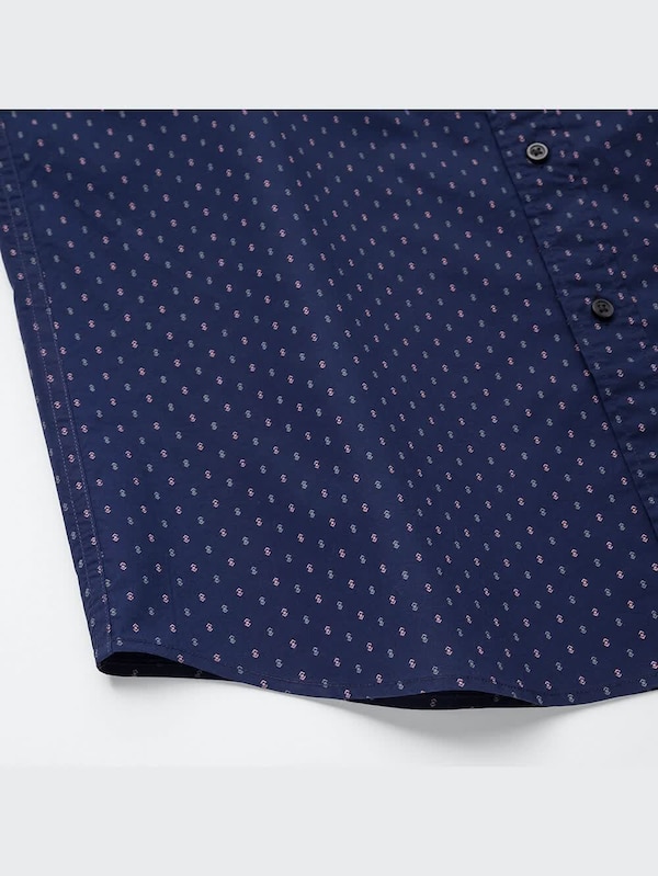 エクストラファインコットンブロードプリントシャツ（長袖）