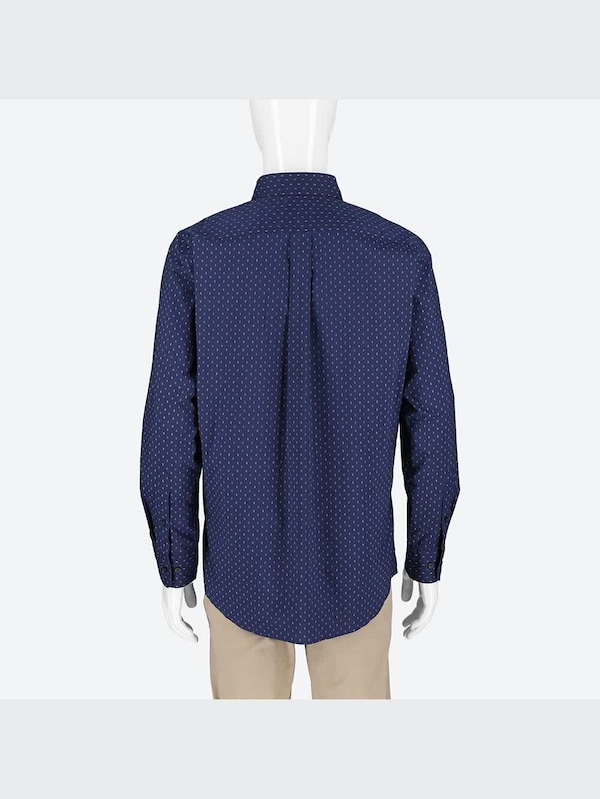 エクストラファインコットンブロードプリントシャツ（長袖）