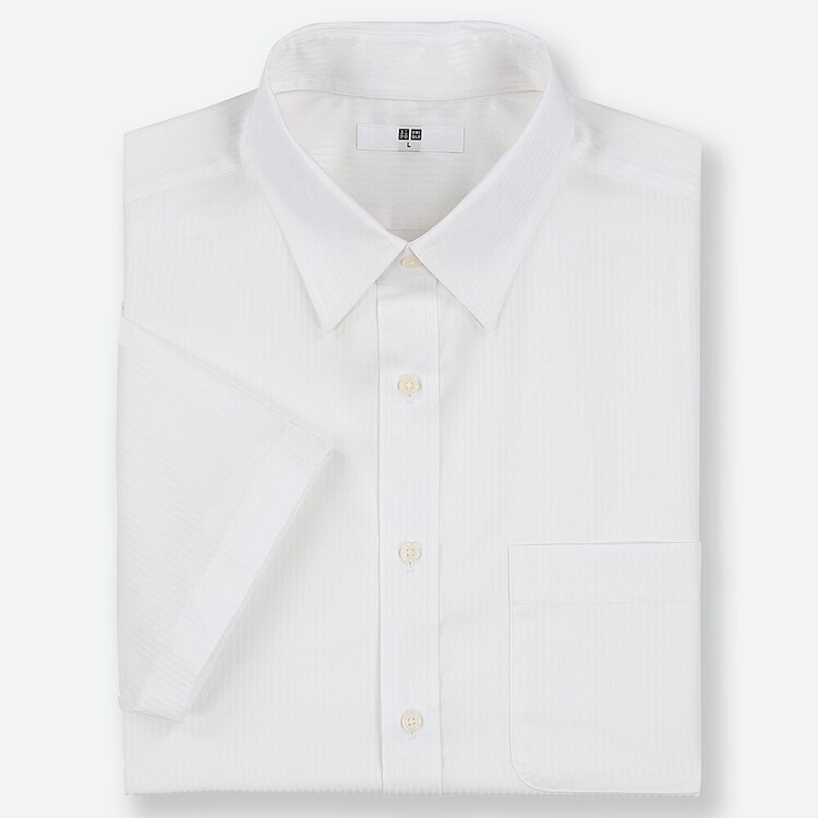 ユニクロ公式 ドライイージーケアドビーシャツ（レギュラーカラー・半袖）