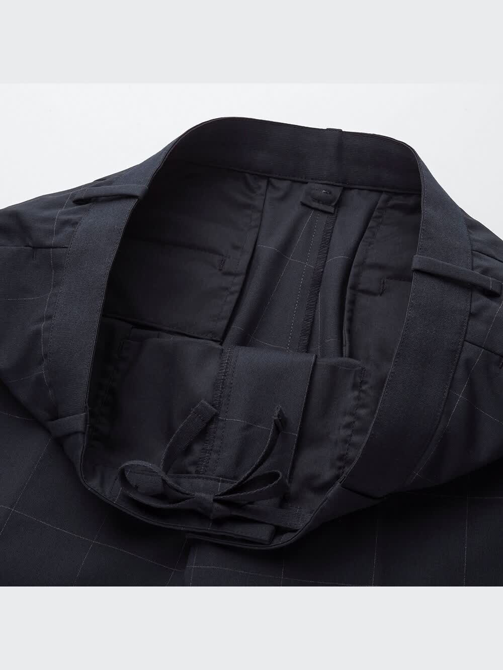 ユニクロ公式 | EZYアンクルパンツ（ウィンドウペン・丈長め76cm）