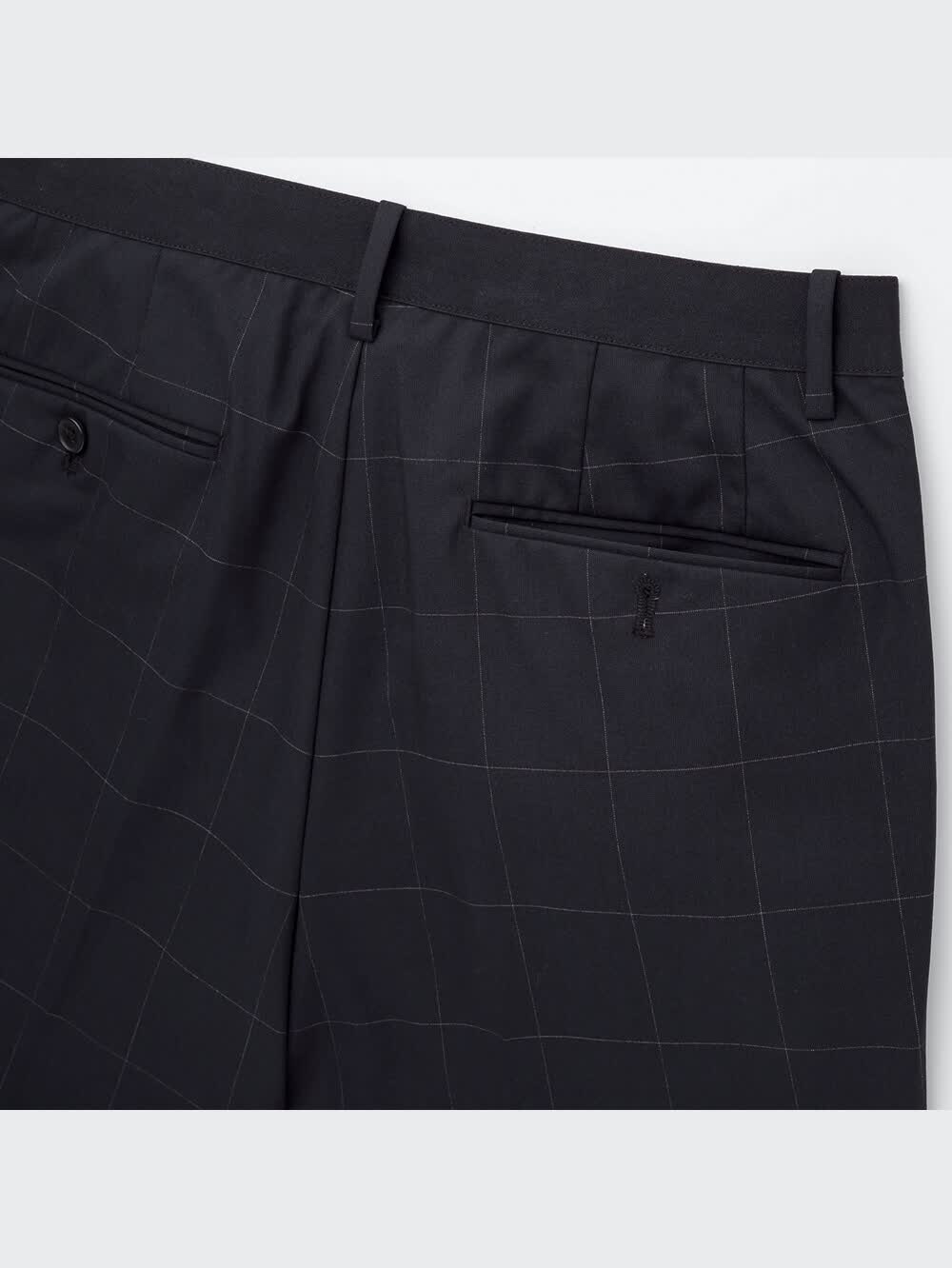 ユニクロ公式 | EZYアンクルパンツ（ウィンドウペン・丈長め76cm）