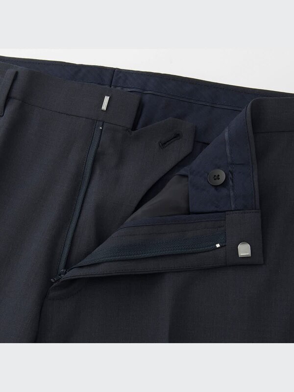 （J）ウールノータックパンツ（スリムフィット）