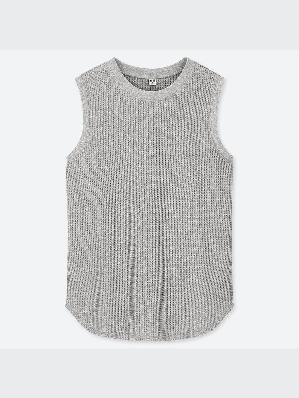 yuka  タイムセール ユニクロ公式 | ワッフルT（ノースリーブ）