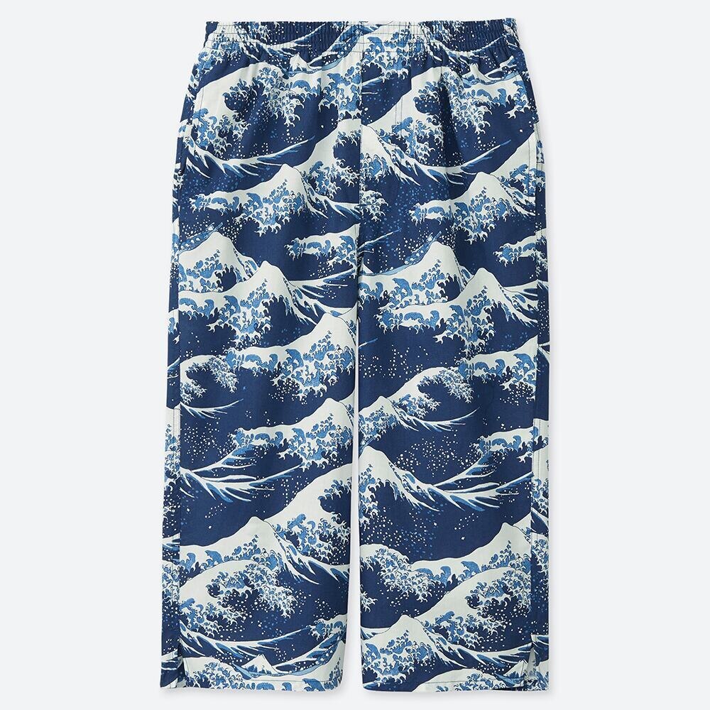 北斎ブルーステテコ 前閉じ Men ユニクロ