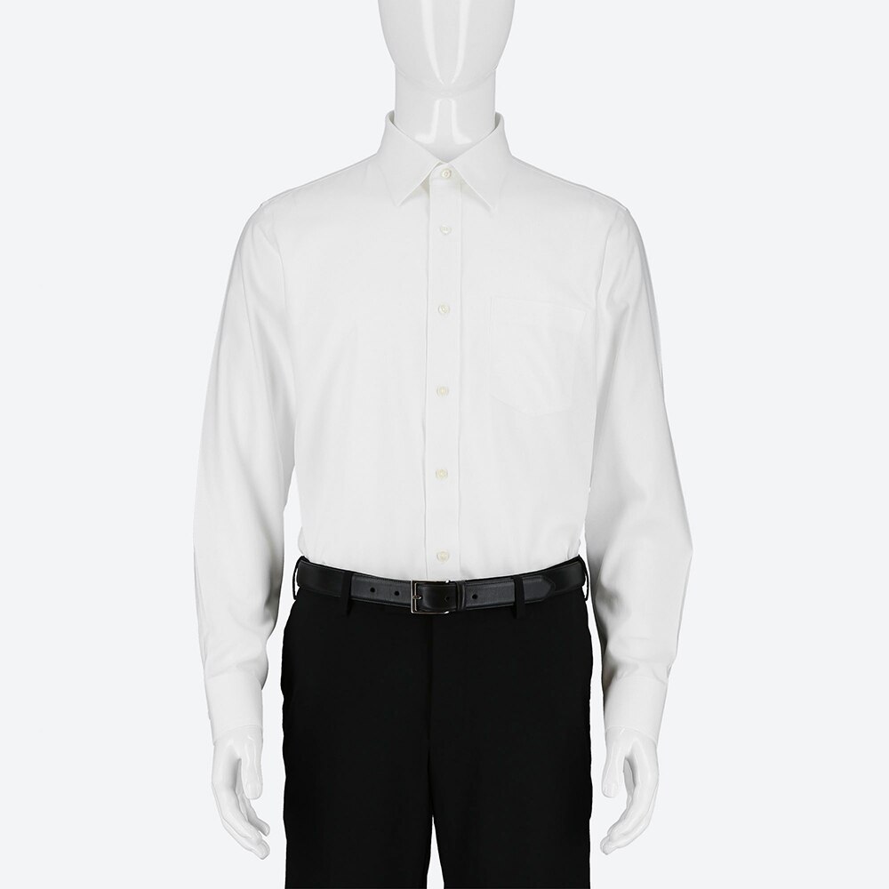 スーパーノンアイロンスリムフィットシャツ レギュラーカラー Mサイズ 長袖 Men ユニクロ