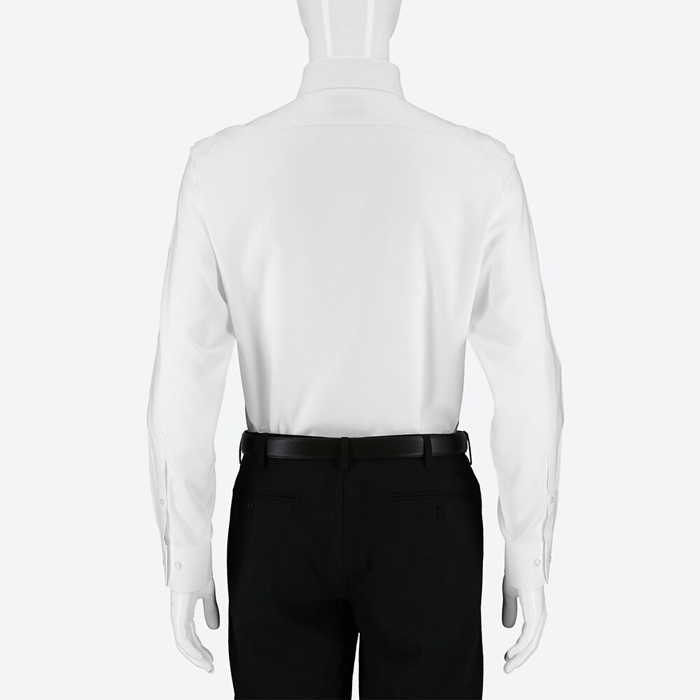 スーパーノンアイロンスリムフィットシャツ レギュラーカラー Lサイズ 長袖 Men ユニクロ