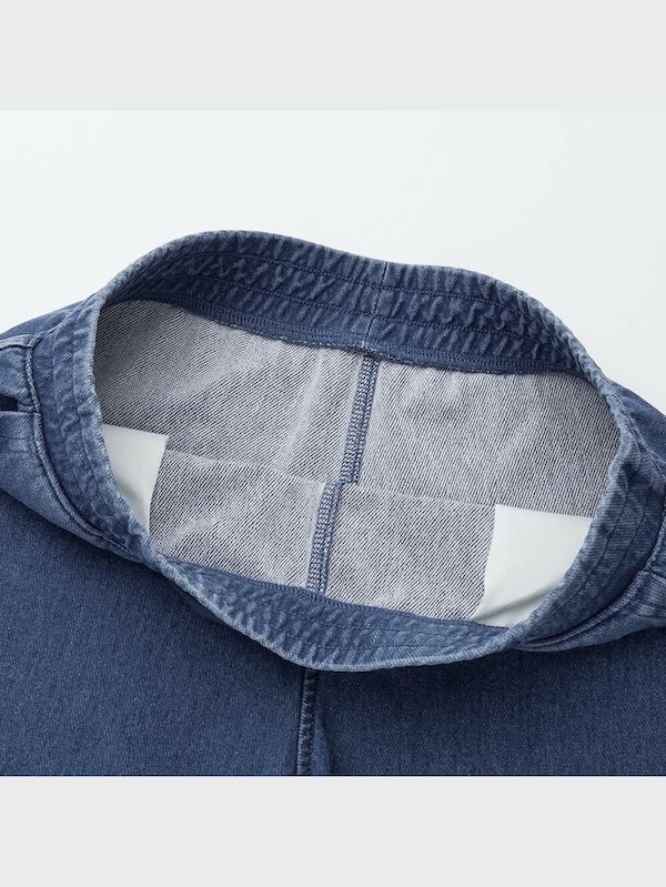 デニムジャージーショートパンツ