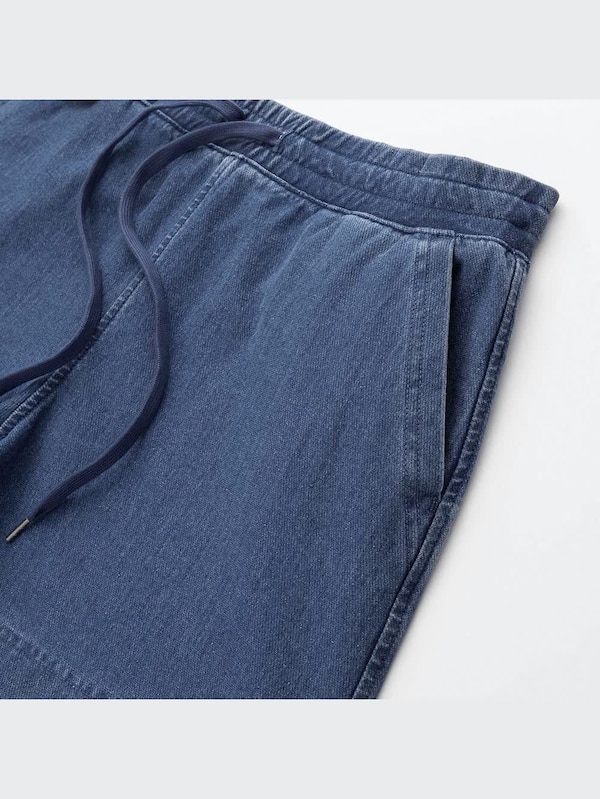 デニムジャージーショートパンツ