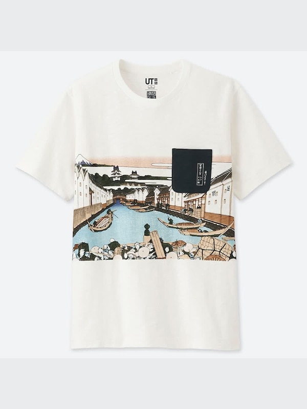 北斎ブルー UT（グラフィックTシャツ・半袖）