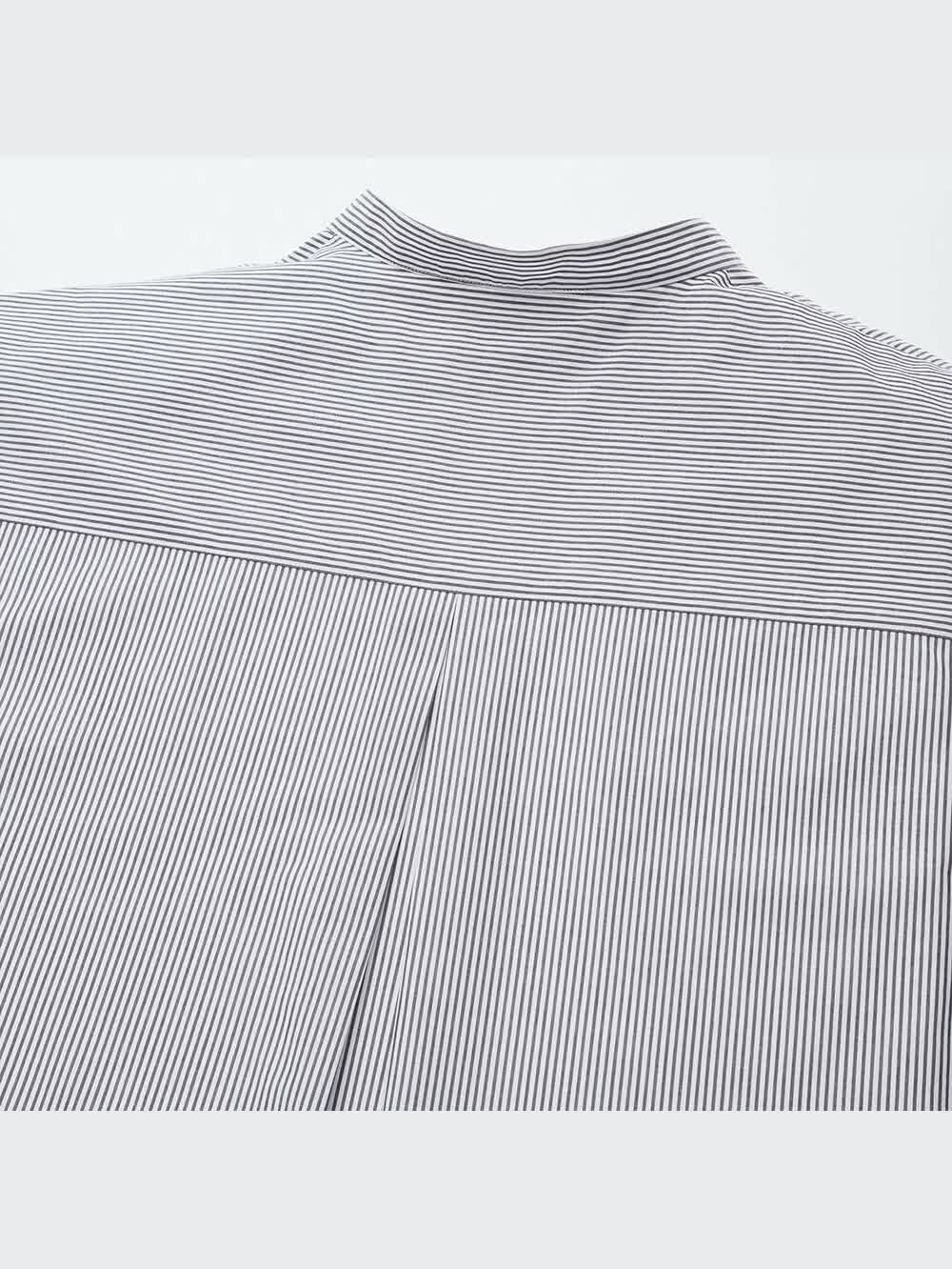 ユニクロ公式 | エクストラファインコットンスタンドカラーシャツ（長袖）