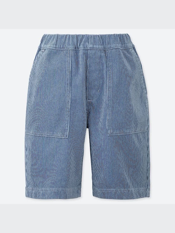 BOYS カットソーストライプイージーショートパンツ