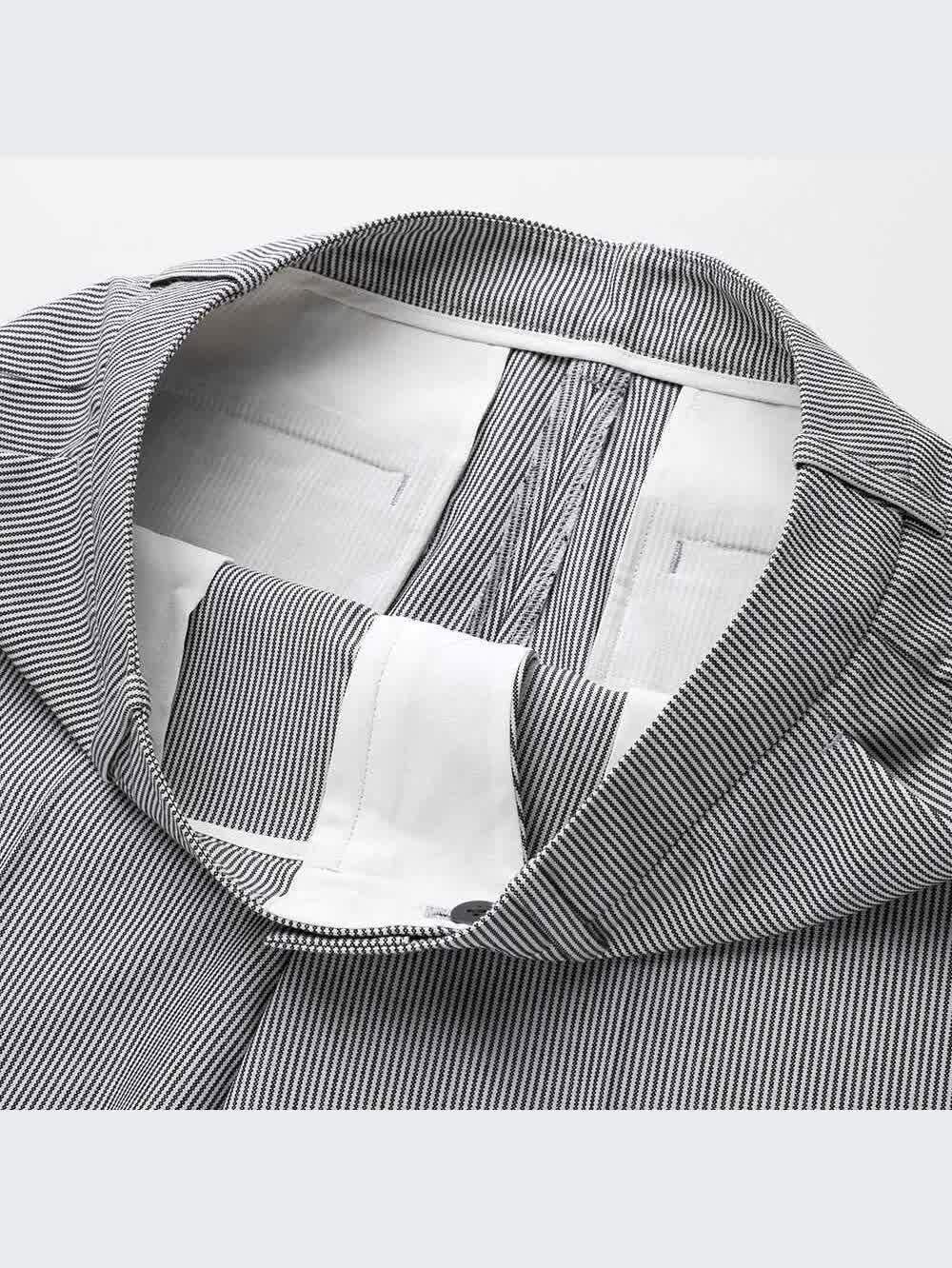 ユニクロ公式 | イージーケアストレッチクロップドパンツ（ストライプ