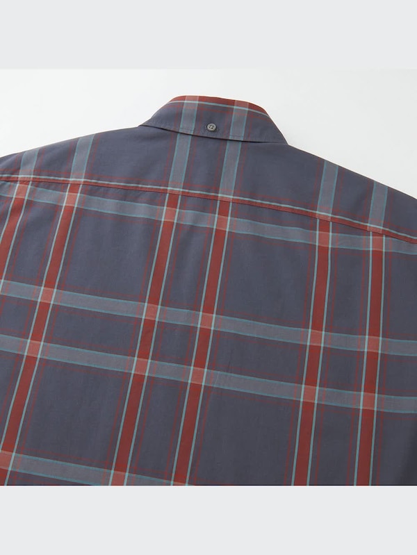 ワイドフィットチェックシャツ（長袖）