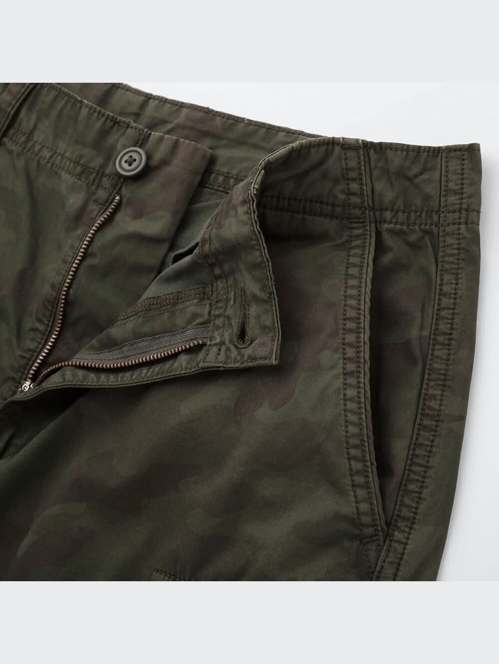 【セットアップ】UNIQLO C コットンショートブルゾン カーゴパンツ M UNIQLO：C新作のワイドフィットカーゴパンツ コットンショート
