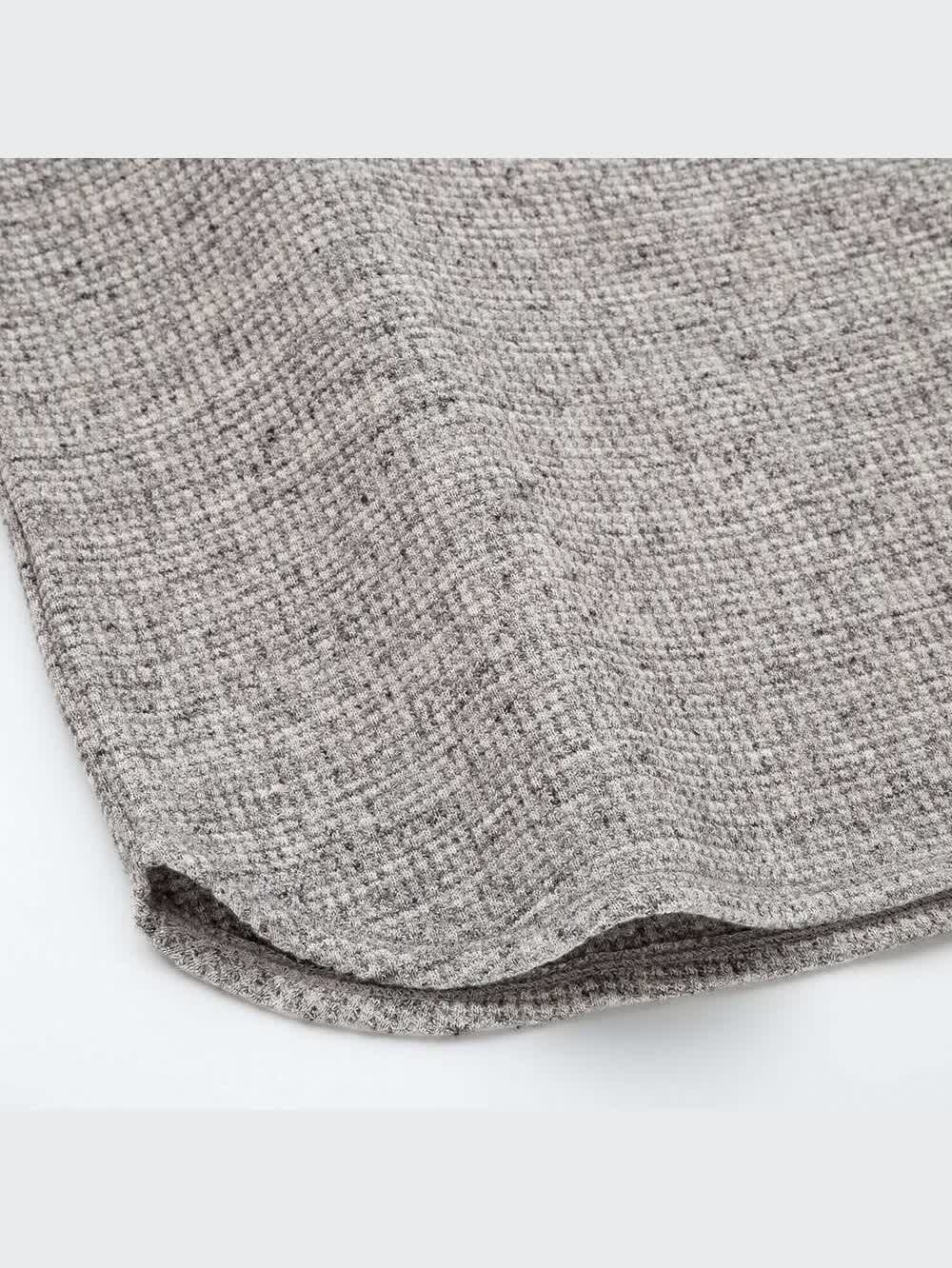 ユニクロ公式 | ワッフルクルーネックT（7分袖）