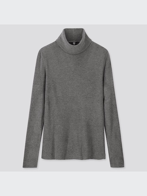 Shirt Uniqlo Heattech Fleece Turtleneck Turtleneck Long Sleeve