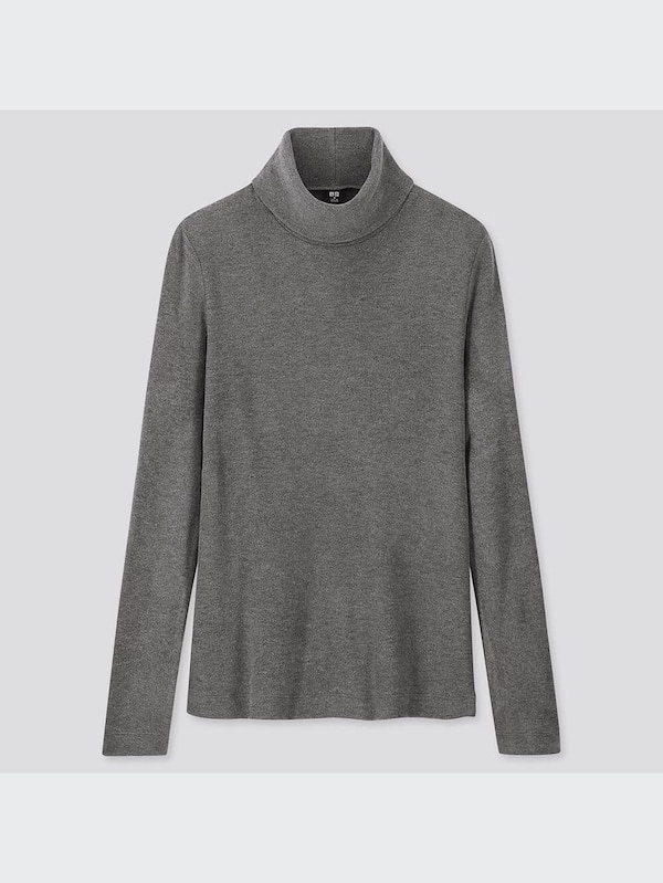 HEATTECH T-Shirt Fleece Turtle Neck (Pjg)