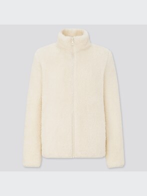 Fluffy Yarn Fleece Full-Zip Jacket