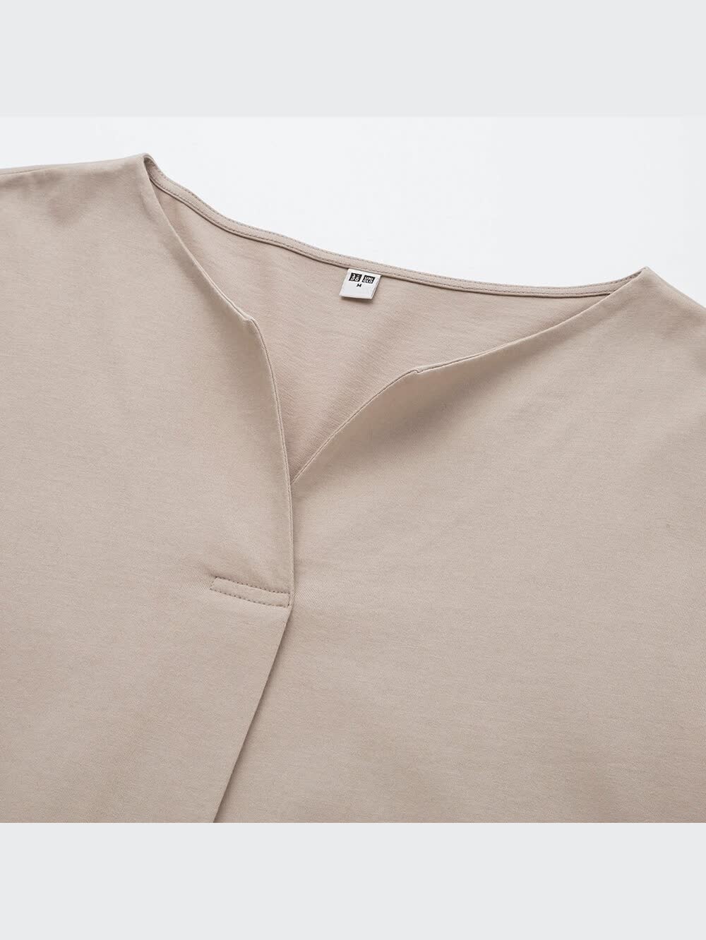 ユニクロ公式 | マーセライズキーネックワンピース（5分袖）