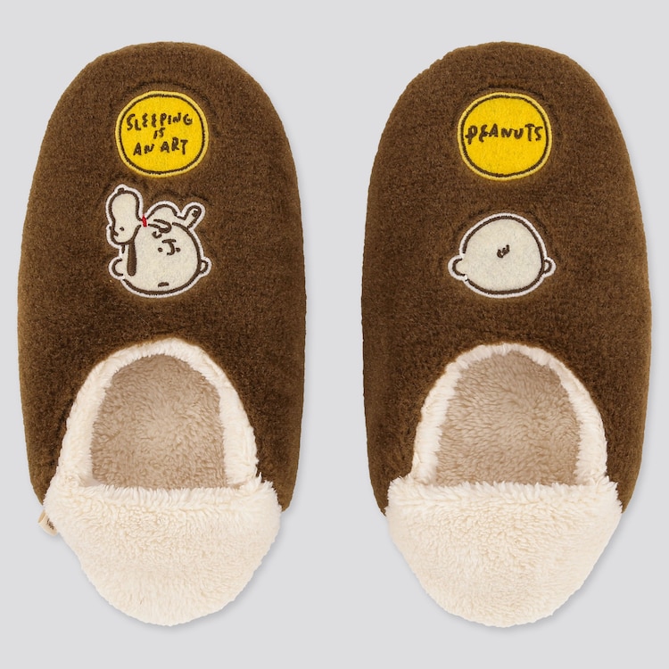 ピーナッツ 長場雄 フリースルームシューズ Women ユニクロ