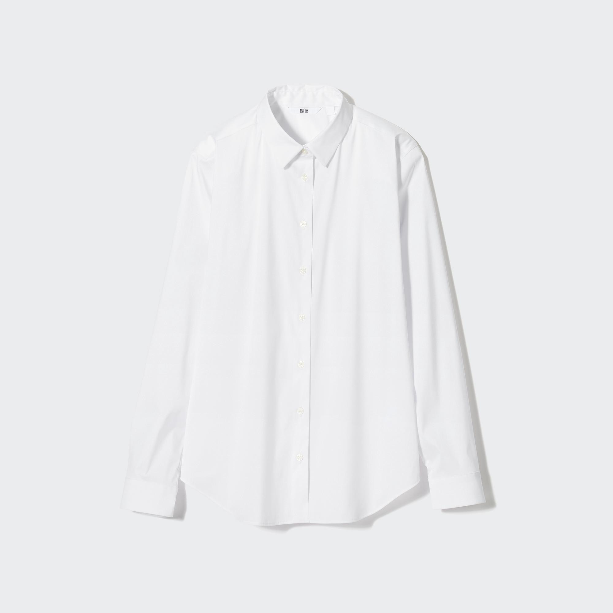 コットンシャツ レディース 白の関連商品 ユニクロ