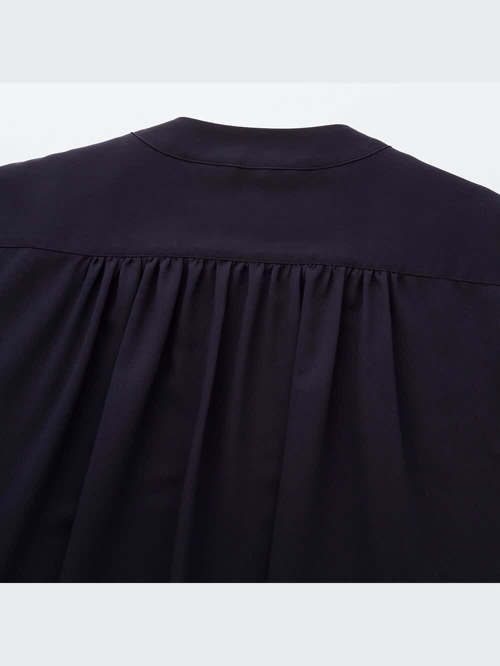 ユニクロ公式 | レーヨンVネックブラウス（長袖）