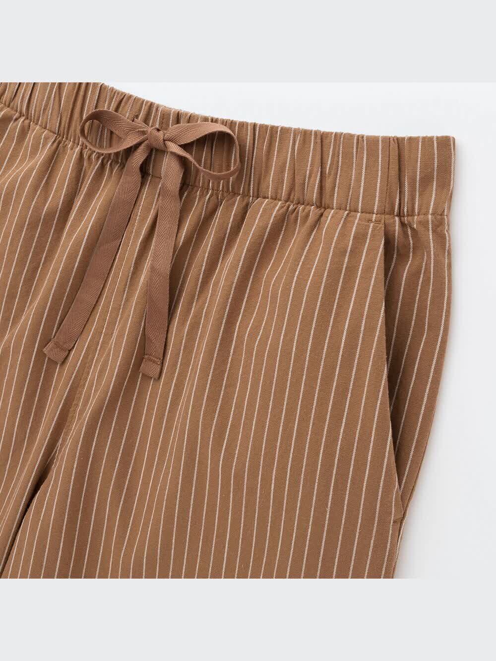 ぬぬぬ ユニクロ公式 | EZYアンクルパンツ（ストライプ・2WAYストレッチ・丈