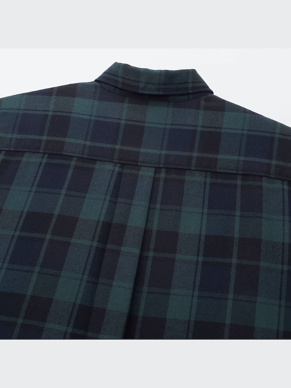 フランネルシャツワンピース（長袖）