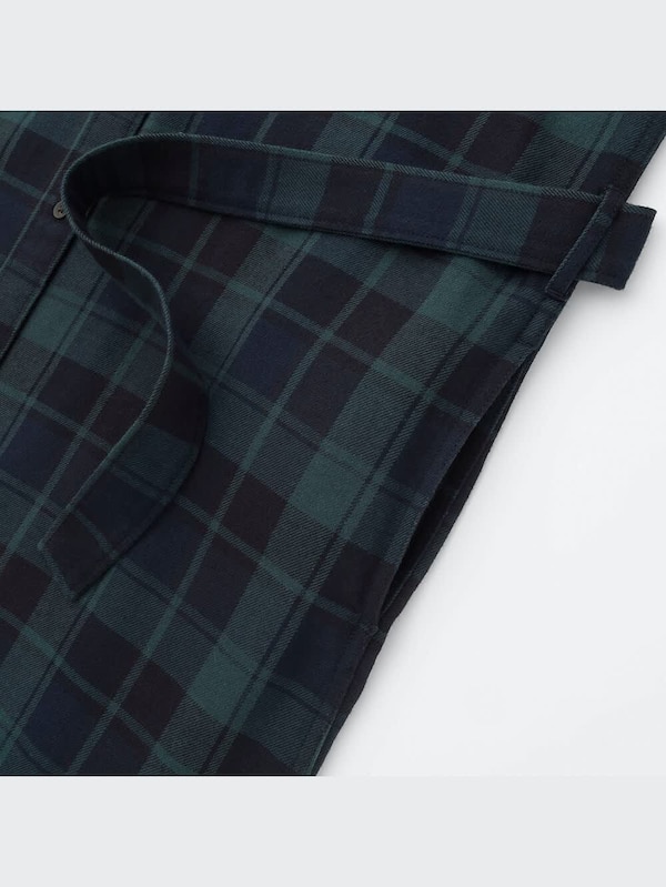 フランネルシャツワンピース（長袖）