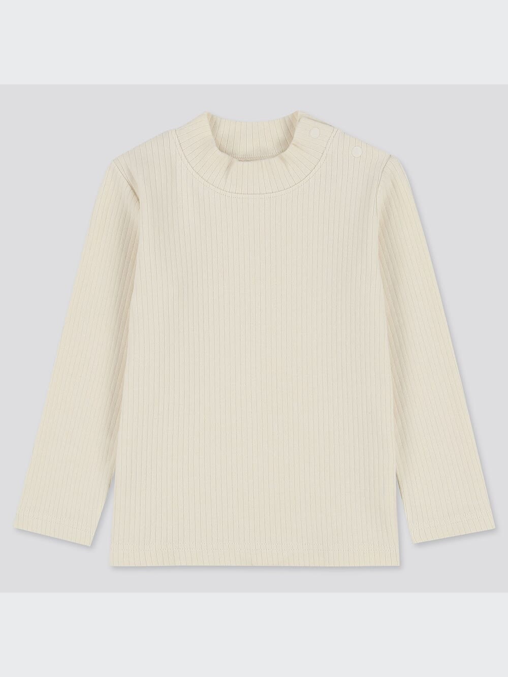 UNIQLO リブハイネックT(長袖) - メルカリ