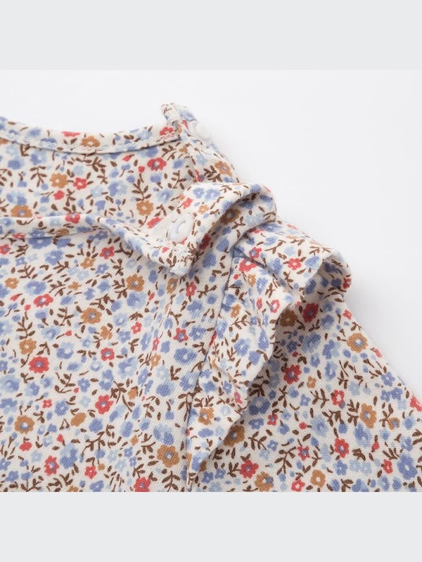 プリントワンピース（長袖）