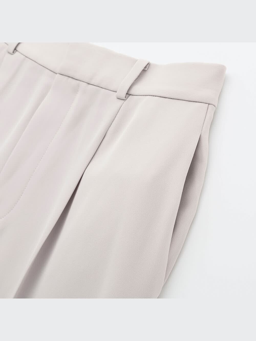 ユニクロ公式 | ドレープテーパードアンクルパンツ（丈長め70cm）