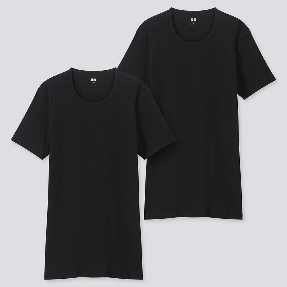 スーピマコットンフライスクルーネックt 半袖 2枚組 Men ユニクロ